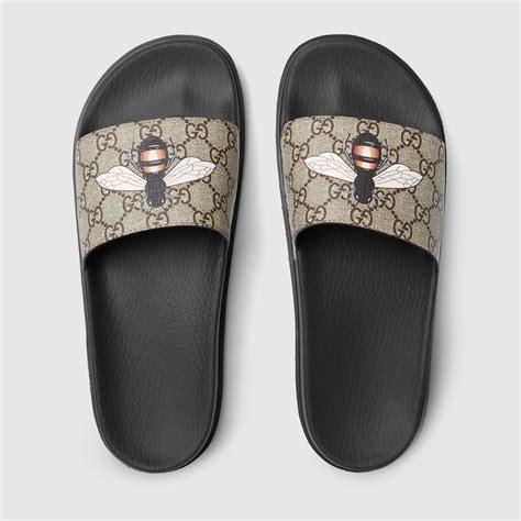 gucci slides with bees and stars|size 14 Gucci slides.